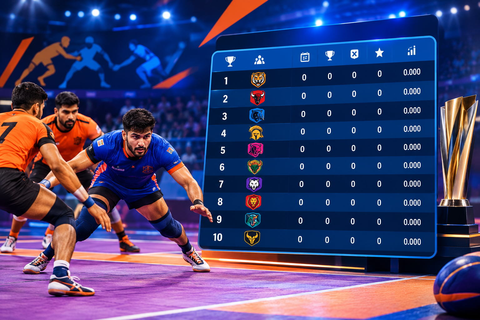 PKL Points Table